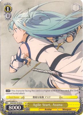 Agile Start, Asuna card image