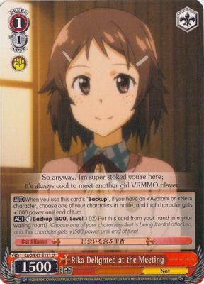 Rika Delighted at the Meeting card image