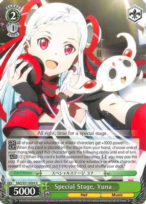Special Stage, Yuna card image