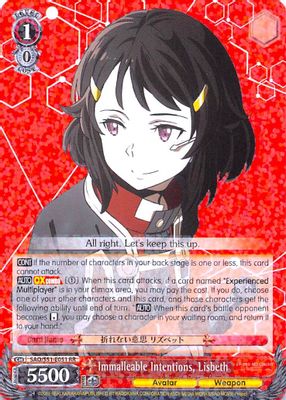 Immalleable Intentions, Lisbeth card image