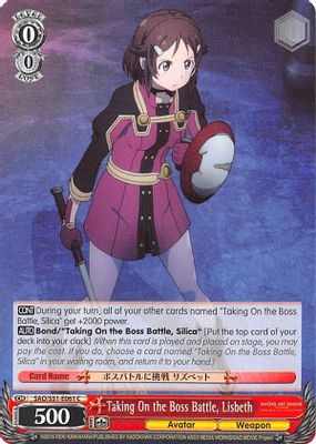 Taking On the Boss Battle, Lisbeth card image