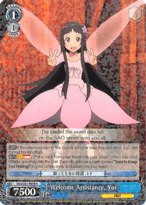 Welcome Assistance, Yui card image