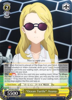 "Ocean Turtle" Asuna card image