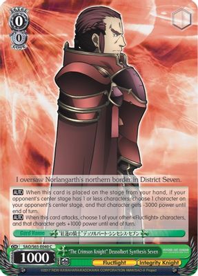 "The Crimson Knight" Deusolbert Synthesis Seven card image