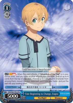 Fate Beginning to Change, Eugeo card image