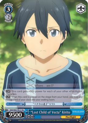 "Lost Child of Vecta" Kirito card image