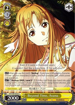 Beyond Time, Asuna card image