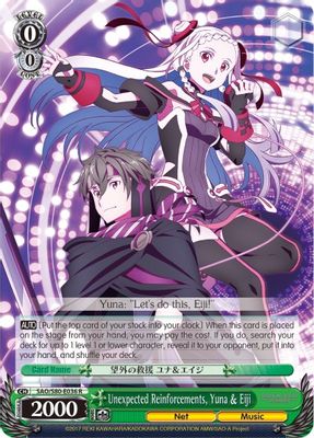 Unexpected Reinforcements, Yuna & Eiji card image