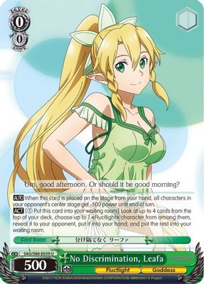 No Discrimination, Leafa card image