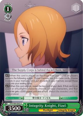 Integrity Knight, Fizel card image