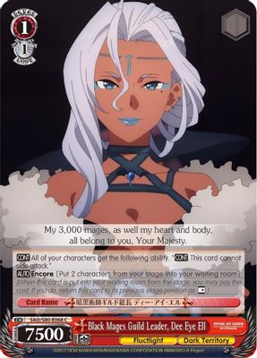 Black Mages Guild Leader, Dee Eye Ell card image