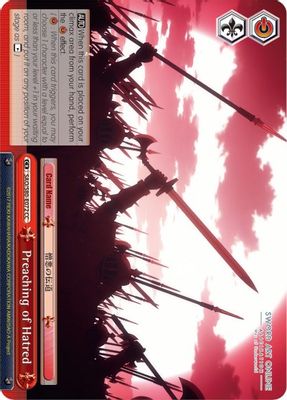 Preaching of Hatred card image