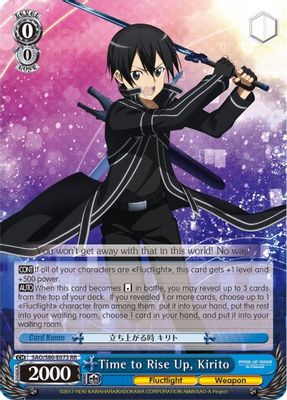 Time to Rise Up, Kirito card image