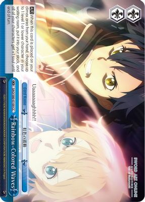 Rainbow-Colored Waves card image