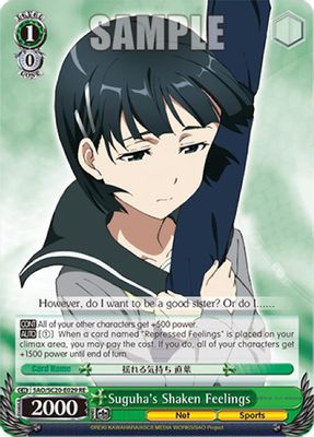 Suguha's Shaken Feelings card image