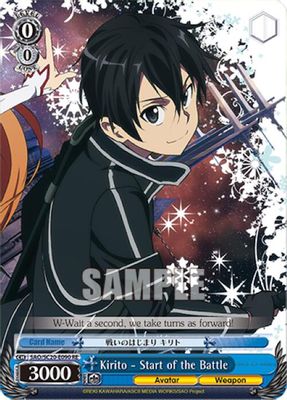 Kirito - Start of the Battle card image