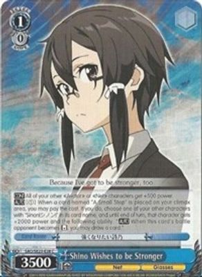 Shino Wishes to be Stronger card image