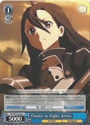 Choice to Fight, Kirito card image