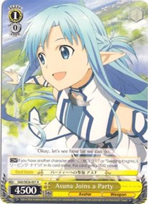 Asuna Joins a Party