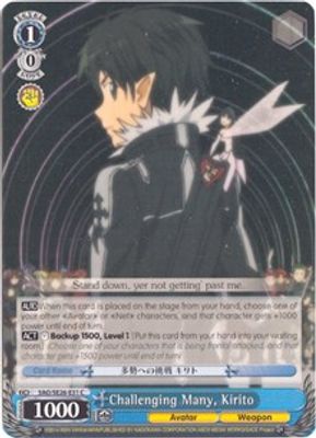 Challenging Many, Kirito card image