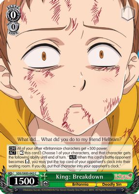 King: Breakdown card image