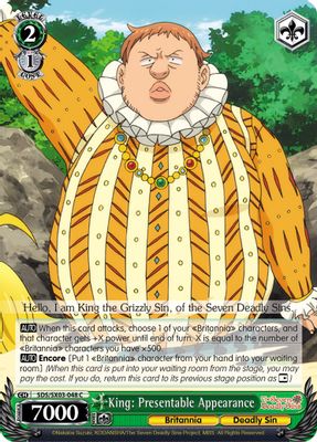 King: Presentable Appearance card image
