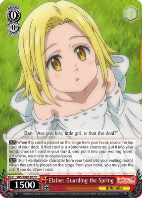 Elaine: Guarding the Spring card image