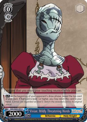 Vivian: Mildly Threatening Words card image