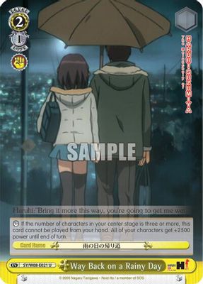 Way Back on a Rainy Day card image