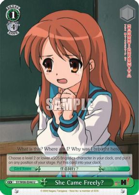 She Came Freely? card image