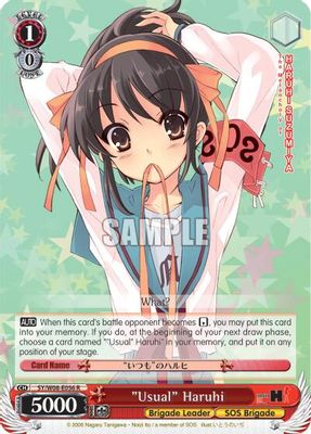 "Usual" Haruhi card image