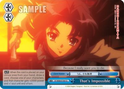 That's Impossible card image