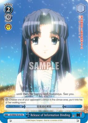 Release of Information Binding card image