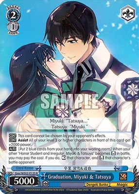 Graduation, Miyuki & Tatsuya card image