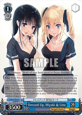 Dressed Up, Miyuki & Lina card image