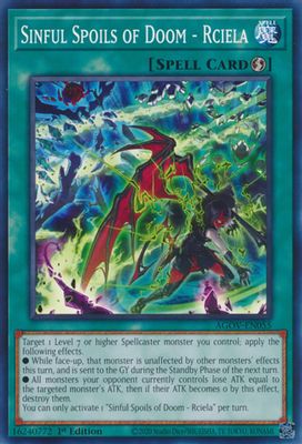 Sinful Spoils of Doom - Rciela card image