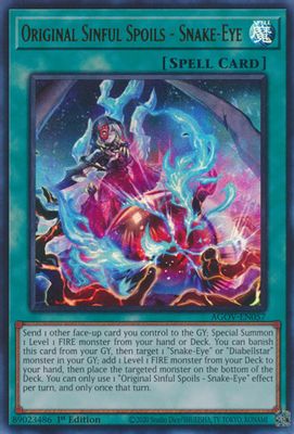 Original Sinful Spoils - Snake-Eye card image