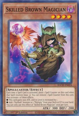 Skilled Brown Magician card image