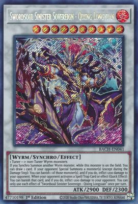 Swordsoul Sinister Sovereign - Qixing Longyuan card image
