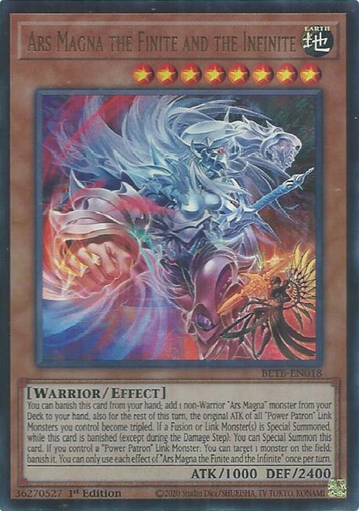 Ars Magna the Finite and the Infinite card image
