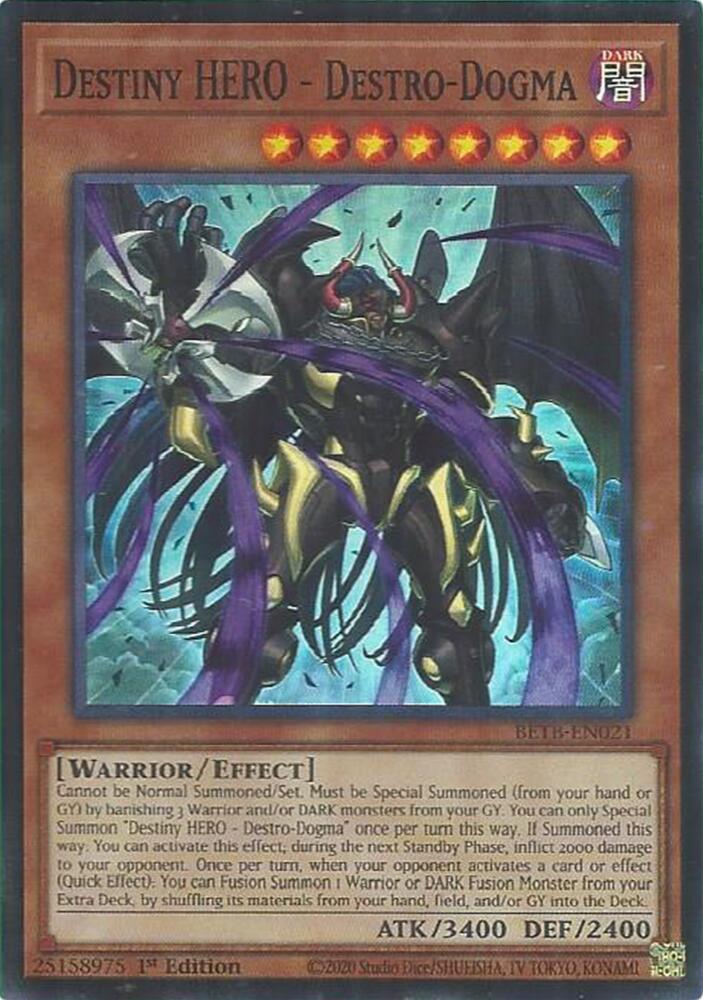 Destiny HERO - Destro-Dogma card image