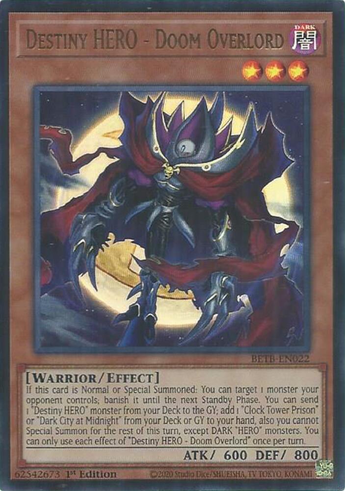 Destiny HERO - Doom Overlord card image