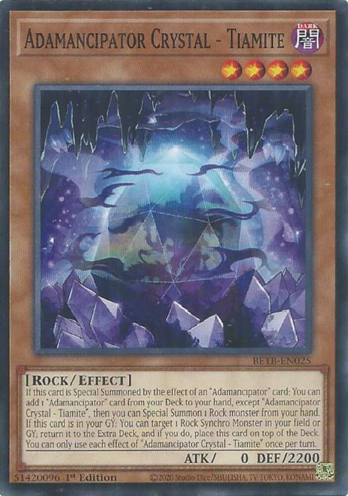 Adamancipator Crystal - Tiamite card image
