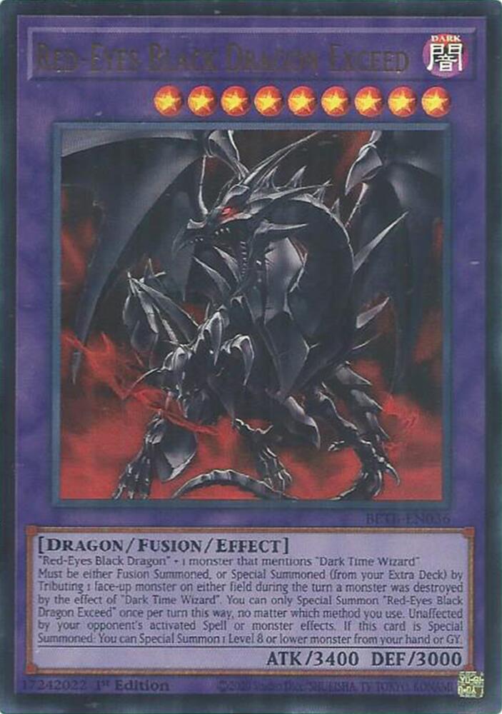 Red-Eyes Black Dragon Exceed card image