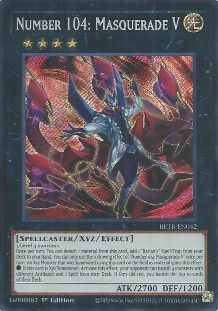 Number 104: Masquerade V card image