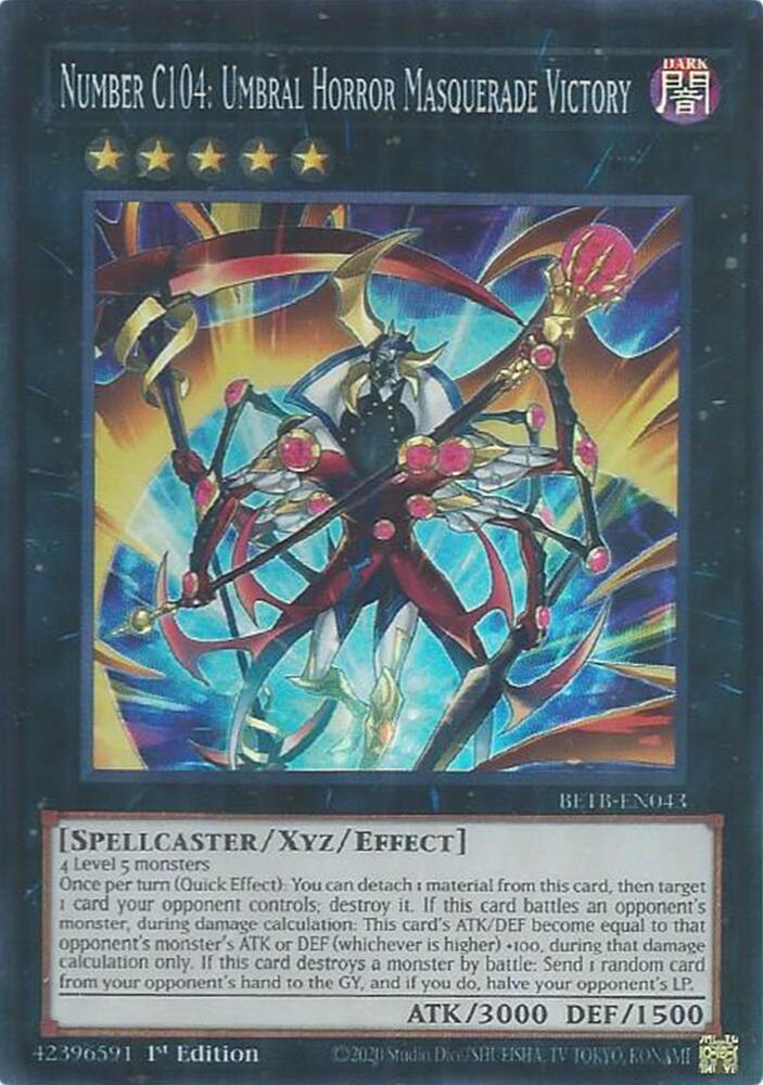 Number C104: Umbral Horror Masquerade Victory card image