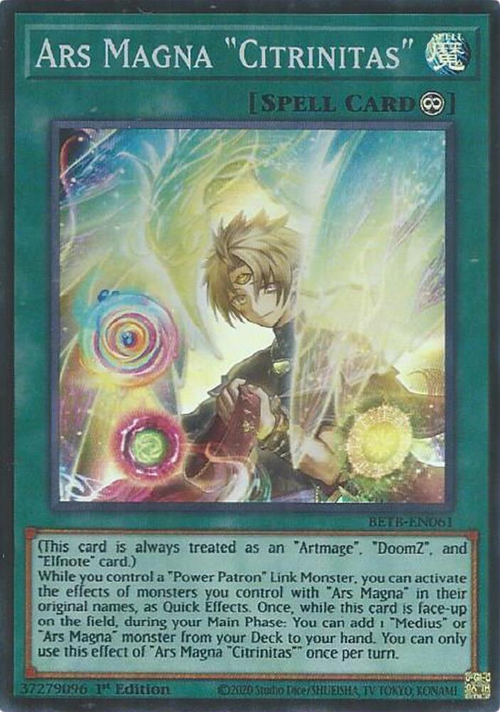 Ars Magna "Citrinitas" card image