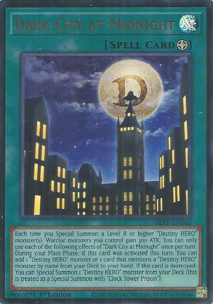Dark City at Midnight card image