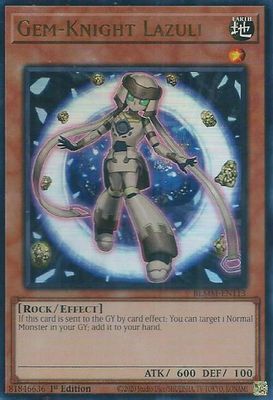 Gem-Knight Lazuli card image