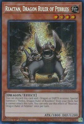 Reactan, Dragon Ruler of Pebbles card image